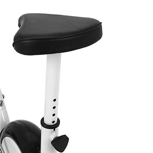Mejor Ahorro para Novohogar Bicicleta Estática para Hacer Spinning en
casa. Tamaño Compacto, Resistencia Variable, Pedales Antideslizantes,
Función SCAN y Pulsómetro en el Manillar (Blanca) en Amazon