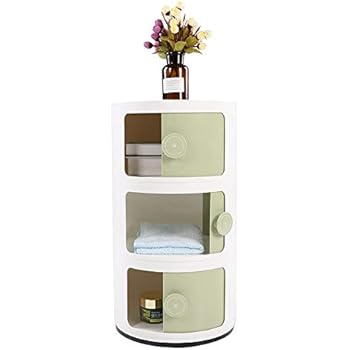 Amazon.de: Costello® Weißer Kommoden-Nachttisch, Beistelltisch mit 2, 3