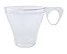 Produktbild 200 Stk. Premium Espressotasse Henkeltasse Kaffeetasse 8cl | 80ml glasklar PS