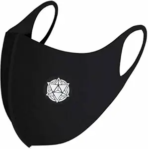 Merkaba Cotton Fully Stretchable Protection Mask for Girls/Boys Pack of 5