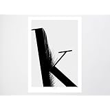 Kunstdruck Poster / ABC Flying Letters – K
