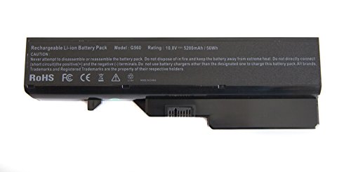 OEM Ersatzakku für Lenovo / IBM Notebookakku Typ G460 / G560 / IdeaPad Z560 / B470 / B570 / G465 / G470 / G475 / G565 / G570, 10.8V - 11.1V, 5200mAh bzw.56Wh, Replacement Batterie