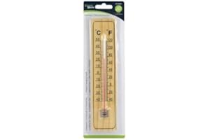 IBEX MART Wooden Thermometer for Indoor & Outdoor Use Home Garden (2)