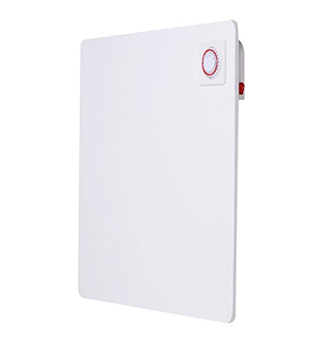 Futura Eco 425W Paintable Electric Panel Heater Radiator, Ultra Slim, Floor Standing or Wall Mounted & 24HR Timer