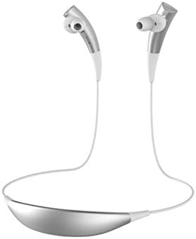 Wireless Bluetooth Stereo Headset Neckband V4.1wireless Ear Protection Support: HFP / HSP / AOP / AVRCP ( Color : White )
