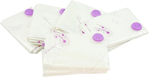 Neusu Vakuum-Aufbewahrungsbeutel – Hochwertige 110 Mikron-Qualität Komprimierung – Platzsparende Beutel (Jumbo XXL 130 x 100 cm, 5-er Pack) - 7