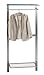 Produktbild HomeTrends4You 809688 Garderobe, 80 x 190 x 33 cm, Metall Edelstahloptik