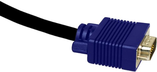 mumbi High Quality VGA Kabel FERRIT 15polig Stecker / doppelt geschirmte Koax RGB Leitungen / 10m Monitorkabel mit Ferrite - 3