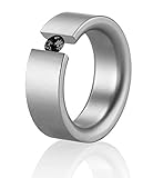 Modeschmuck mit Designanspruch made in Germany: Hochwertig und robuster Edelstahlring matt, gefertigt in der eigenen Manufaktur in Deutschland, aus unempfindlichem und hautfreundlichem Material.