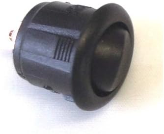COSTAR Rocker Switch 6amp Single Pole 250V Round Black 15mm