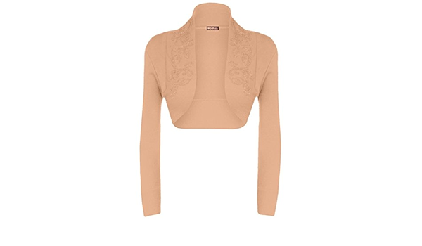 nude bolero jacket