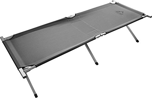 Preisvergleich Produktbild normani US Army FELDBETT Aluminium Oliv Gästebett + Tasche Grau
