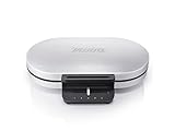 Nova 02.132394.01.001 Doppel-Waffelautomat, 10 Herzwaffeln pro Backgang Thermostat, Edelstahl, silber Nova 02.132394.01.001 Doppel-Waffelautomat, 10 Herzwaffeln pro Backgang Thermostat, Edelstahl, silber
