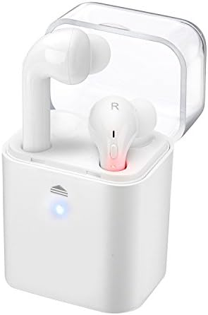 Wireless Bluetooth Earbuds, in-Ear Headphones with Built-in Microphone, Noise Reduction, Sweatproof for iPhone 7 7p 6 6p 5s 5, Samsung, other Smartphones