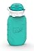 Squeasy Snacker 6oz, Aqua. The Durable Reusable Food Pouch. Easy to Fill and Clean, no Leaking. Homemade, Organic Food and Smoothie for Babies, Toddlers and Adults on the Go