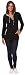 Happy Mama. Women's Maternity Nursing Hoodie Sweatshirt Contrast Details. 124p (Black, UK 10/12, L)