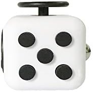 Fidget Cube Ceavis Creative 6 Sides Dice Anti-anxiety and Depression Toys For Girl Boys Children Adults Christmas Gifts (Fidget Cube, Black-White)