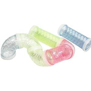 Ningb Hámster Túnel Tubos Runway Game Dutch Pig Rat Play Training Transparente Pipeline Juguetes para Animales pequeños