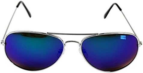 [New version] Buydaly Premium Flash Mirror Men Women Frog Sunglasses With UV400 Protection Lens for Biking Fishing Running Driving Golf