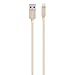 Produktbild Belkin Premium MixIt Metallic Lightning Lade/Sync-Kabel (geeignet für iPhone 5/5c/5s, iPhone 6/6s/6 Plus/6s Plus, iPhone 7/7 Plus, iPhone SE, iPad Air 1) [amazon frustfreie Verpackung] gold