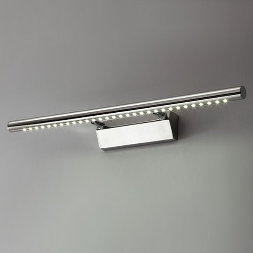 SODIAL (R) 7W 30 SMD 5050 weisse LED-Spiegel-Vorne-Licht-Lampe Badezimmer Wand Edelstahl - 5