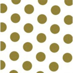Gold Dots Print Tissue Paper 500 x 750mm 240 Pack