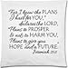 Bible Verse - Jeremiah 29:11 For I Know The Plans I Have For You Cushion Case - Square Pillowcase Cushion Case Throw Pillow Cover with Invisible Zipper Closure - 18x18 inches, One-sided Print