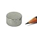 Produktbild Scheibenmagnet Ø 20,0 x 10,0 mm N40 Nickel - hält 12 kg, Neodym Supermagnet Powermagnet Haftmagnet, Magnetscheibe, Zylindermagnet