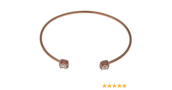 LISM [Wholesale] 925 silver 2019 winter new rose gold zircon shiny square  open bracelet 588508C01 - AliExpress Jewelry \u0026 Accessories