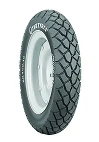 TVS Tyres Jumbo GT 90/100-10 53J Tubeless Scooter Tyre, Black