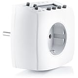 Arendo Digitale Zeitschaltuhr | Weekly Digital Timer | minutengenau | LCD-Display | 3680W | IP 20 Schutzart| 8 konfigurierbare Schaltprogramme (Wochen-/Tages- und Minutenprogramm) | intelligente Zufallsschaltung | Kinderschutzsicherung (Steckdose) |
