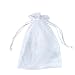 Produktbild PLECUPE 100 Stück Organzasäckchen Organza Beutel Tunnelzug Hochzeit Säckchen, 20 x 30cm Schmuckbeutel Drawstring Organza Bags Säckchen Beutel für Geschenke Schmuckaufbewahrung Verpacken - Weiß