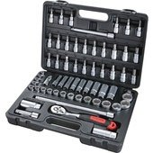 Preisvergleich Produktbild Rothewald® Steckschlüsselsatz 61-teilig, Zoll