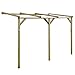 Produktbild Festnight Hölzerne Anlehn-Pergola Pergola Terrassendach Terrassenüberdachung aus Holz für Wandanbau 200 x 300 x 220 cm