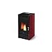Produktbild Cadel Pelletofen Cristal Bezug aus Leistung Leistung 7 kw Farbe Rot