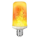 💡 【Eine gute Auswahl zu schmücken】Um eine bessere Flammenwirkung zu erfahren, installieren Sie bitte diese Birne in einem mattierten Lampenschirm, Laterne oder Salzlampe u.s.w. Sie können diese Birne im Indoor oder Outdoor verwenden, wie beispielsweise Schreibtischlampe, Stehlampe, Wandleuchte u.v.m. Besonders bei solchen Festen wie Geburtstag, Halloween, Weihnachten wird sie Ihnen viel wärme Atmosphäre und Begeisterung bringen