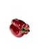 Produktbild artplants Künstliche Paprika rot, 9 cm, Ø 8 cm - Deko Gemüse/künstliche Früchte