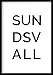 Produktbild NORDIC WORDS Sundsvall (weiß/schwarz) Schweden Stadt Poster