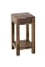 Produktbild SHAN LAGER 6335-K Blumensäule mit Ablage / 1 Schublade, 60 cm hoch, Holz, shina,  30 x 30 x 60 cm