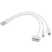 Technotech 3 in 1 Micro USB Charging Cable for Mobile iPhone Samsung HTC Android Charger RS.129.00