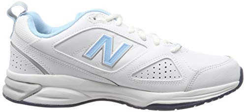 El Mejor Precio New Balance Wx624Wb4 - entrenamiento/correr de cuero
mujer, Blanco (White/Blue), 38 EU (5.5 UK) Revisión