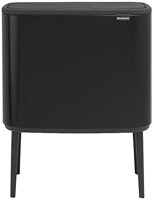 Brabantia - 315824 - Poubelle Bo Touch Bin, 36 litres, Noir mat