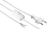  XTC NK de eurox Cable de alimentación Cable de alimentación con interruptor enchufe tipo C a abierto Cable Extremos Longitud: 1,50 m
