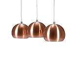 warmes Licht Invicta Interior 22975 Hängeleuchte Copper Ball 3er, höhenverstellbar