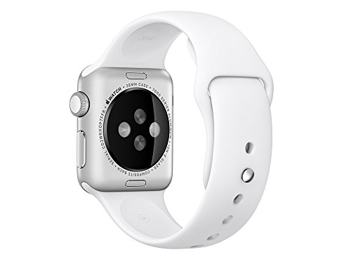 Preisvergleich Produktbild Apple Watch Sportarmband, 38 mm Gehäuse, Weiß