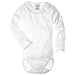 Polarn O. Pyret Unisex Baby Classic PO.P Frill Collar Long Sleeve Bodysuit, Soft White, 18-24 Months