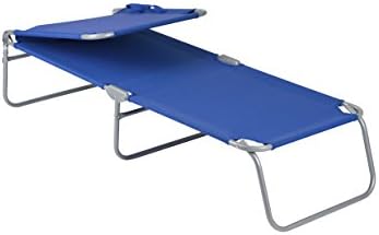 Camp Gear Unisex CA Folding Bed, Blue