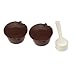Produktbild Unbekannt Générique 3 Kapseln für Kaffee Wiederverwendbar Refillable recargables Dolce Gusto + 1 Teelöffel 2 Capsules