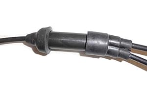 Linmot Gaszüge Gaszug Gasseil Gaskabel Seilzug Piaggio NRG MC2/Gilera Stalker 50 Set Komplettt Bowdenzug, Schwarz