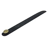 3.Piel Sintética Suave Con Botón De Metal, Resistente Y No Rayará Su Guitarra.